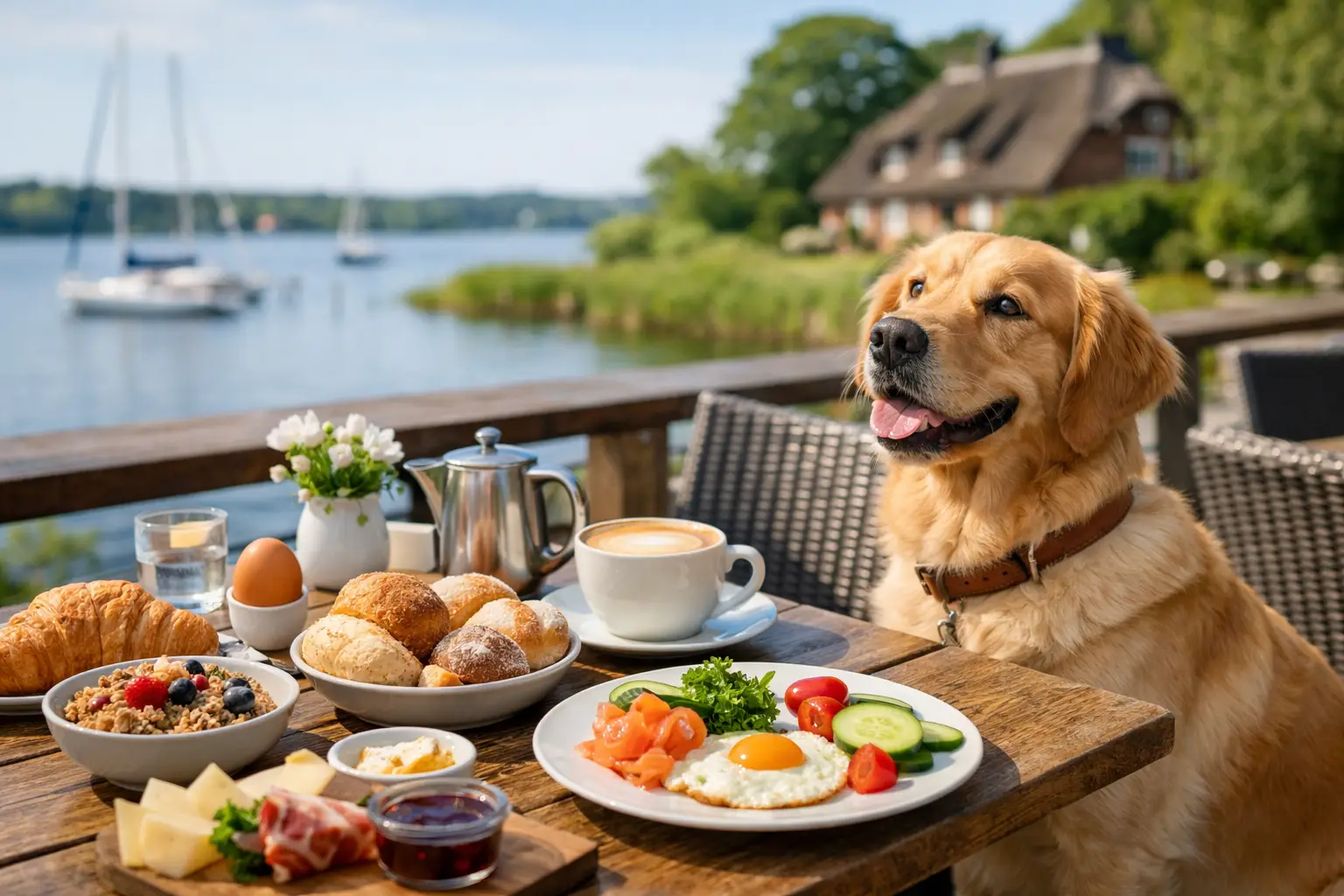 Frühstück mit Hund in Schleswig-Holstein